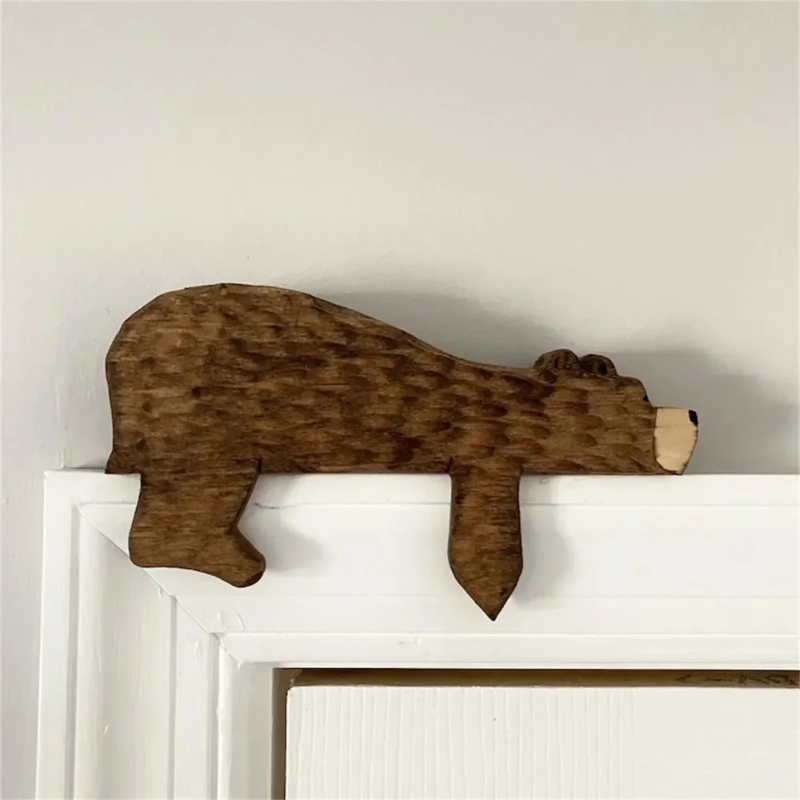 Resin Art And Wood - Style nordique nouveau amusant bois ours
