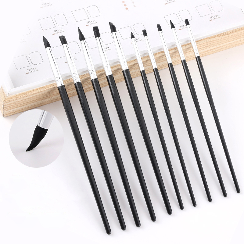 Resin Art Things - 5 stylos pinceaux en silicone dentaire