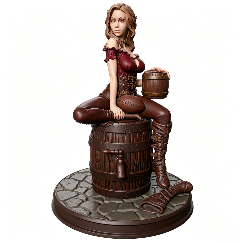Resin Art And Wood - Statuette miniature en résine à l'échelle