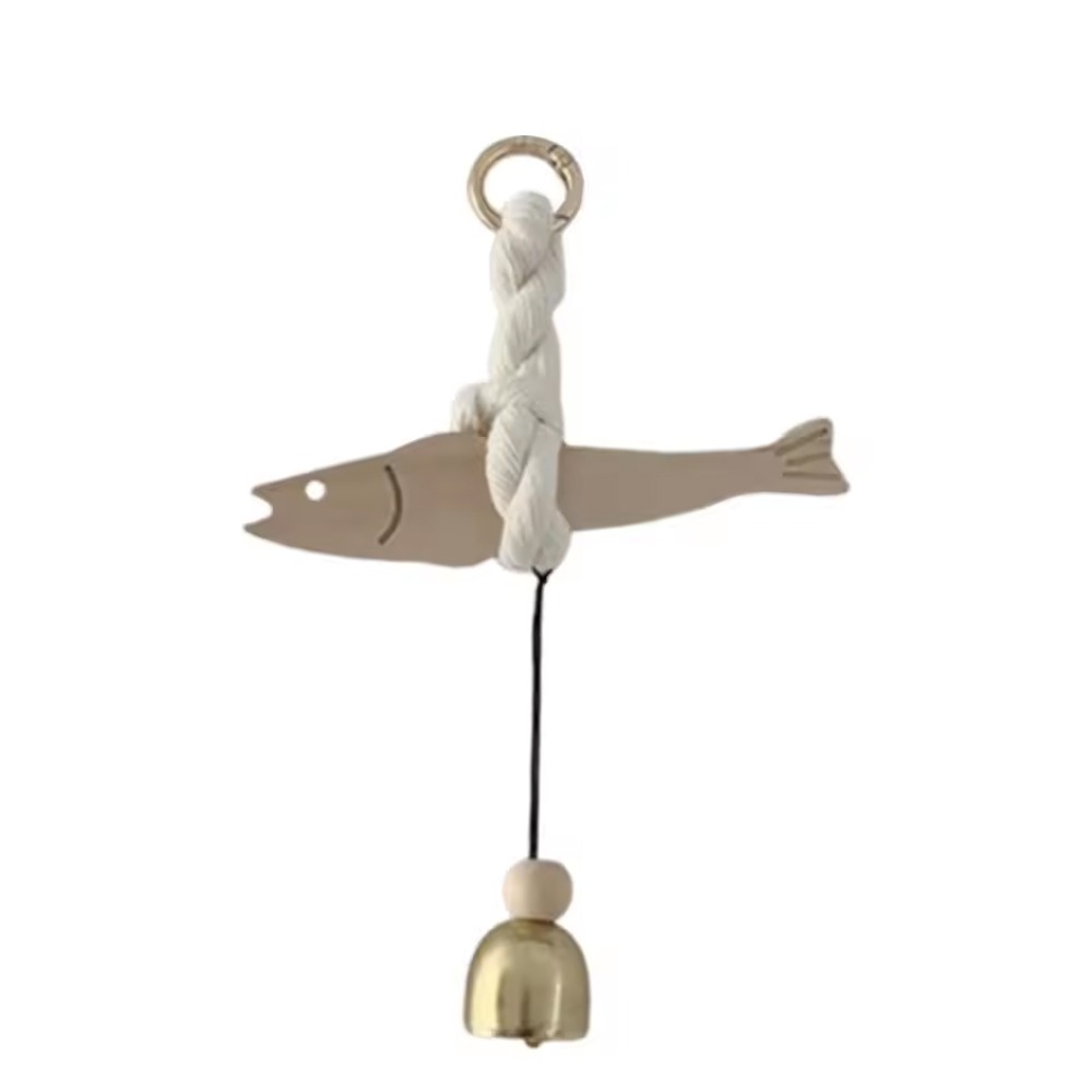 Resin Art And Wood - Décoration suspendue en forme de poisson,