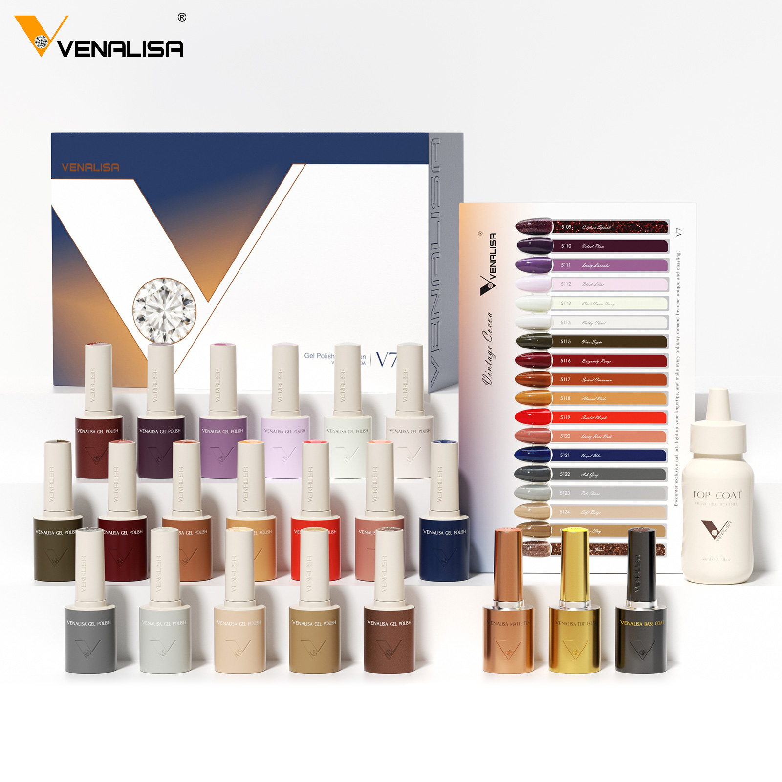 Resin Art All - VENALISA V7 Vernis à Ongles Gel