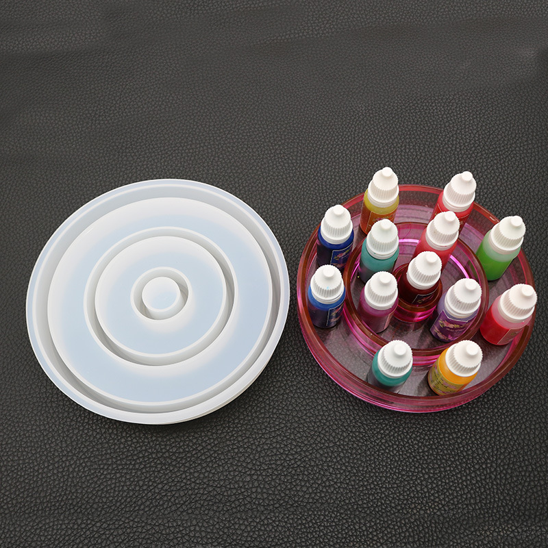 Resin Art Guide - Moule en silicone pour résine, organisateur