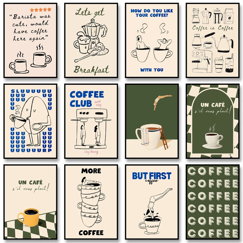 Resin Art Gallery - Stillness Stories Poster Coffee Diver sans