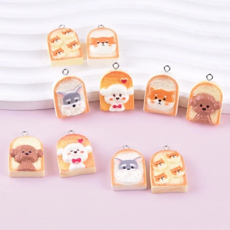 Resin Art Store - 10 pendentifs en résine en forme