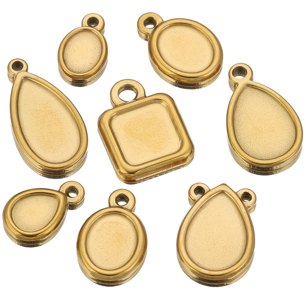 Resin Art Store - 5 pièces de supports de pendentifs