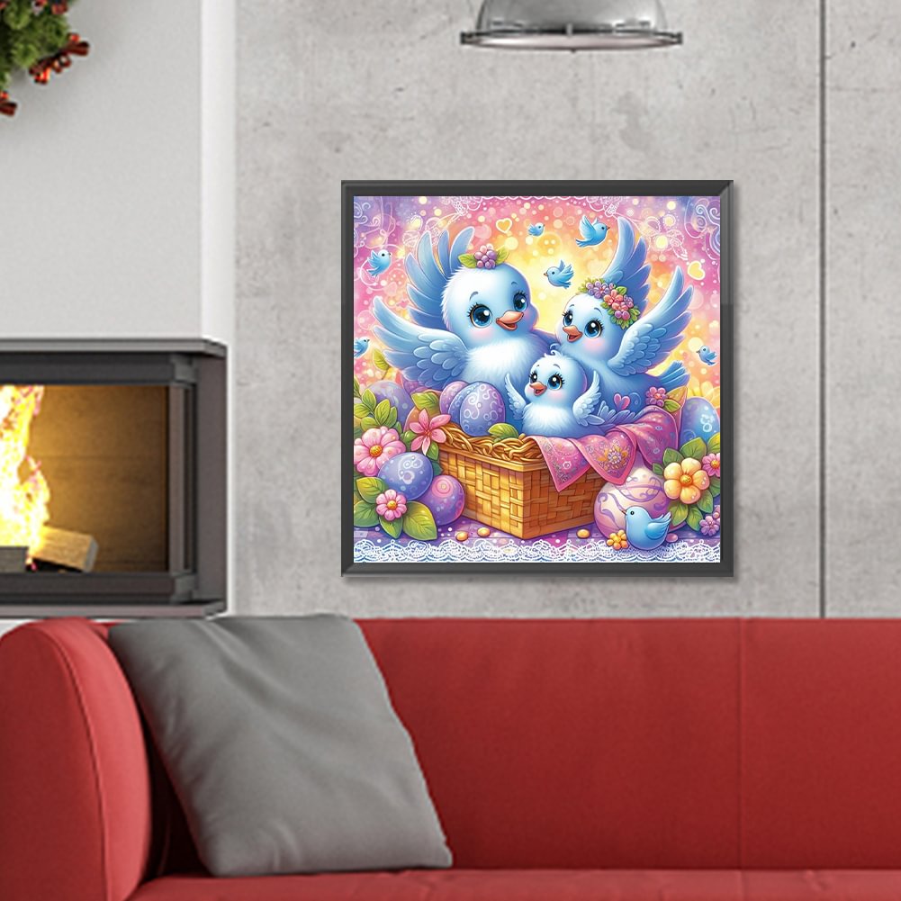 Resin Art Set - Diamant peinture famille noël père pleine