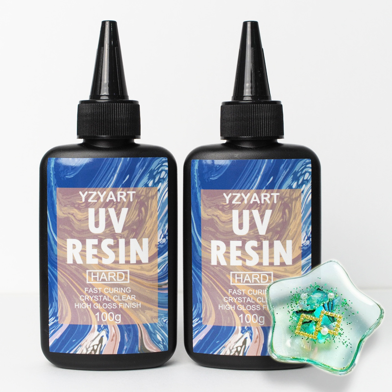 Uv Resin Clear Hard - Kit de Démarrage Rigide en Résine