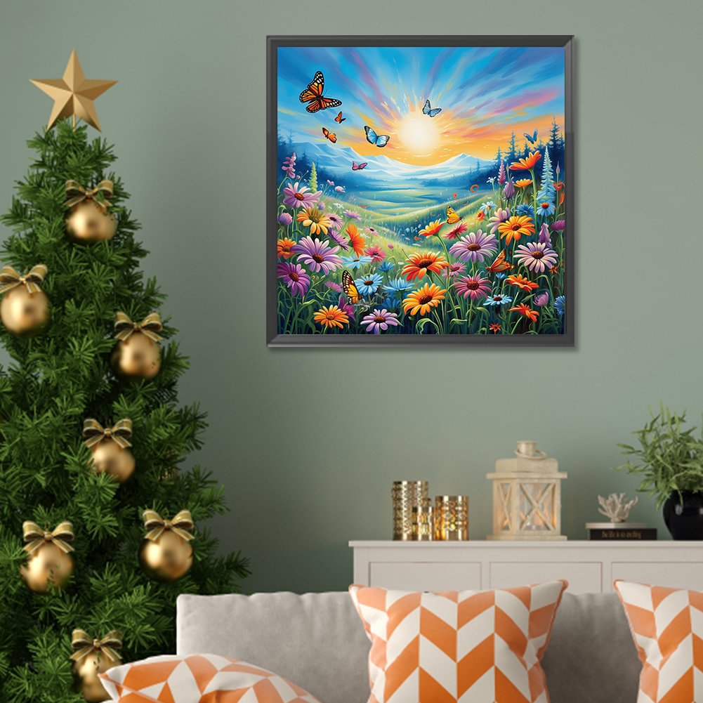 Resin Art Set - Diamant peinture famille mignon cerf fleur