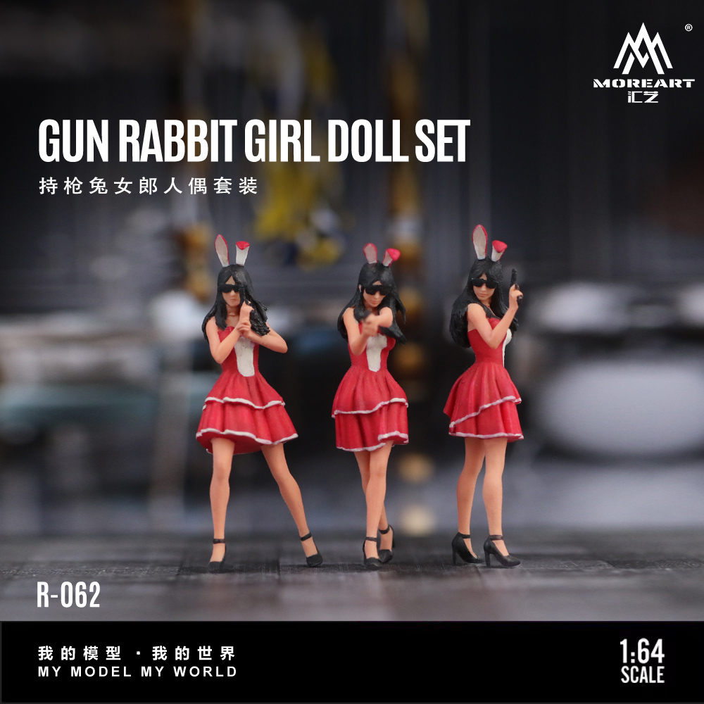 Resin Art Set - Plus d'art 1:64 le lapin fille
