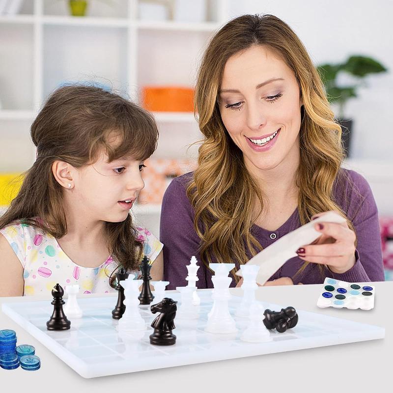 Moule en résine pour jeu d'éch - Resin Art Tools avis et prix