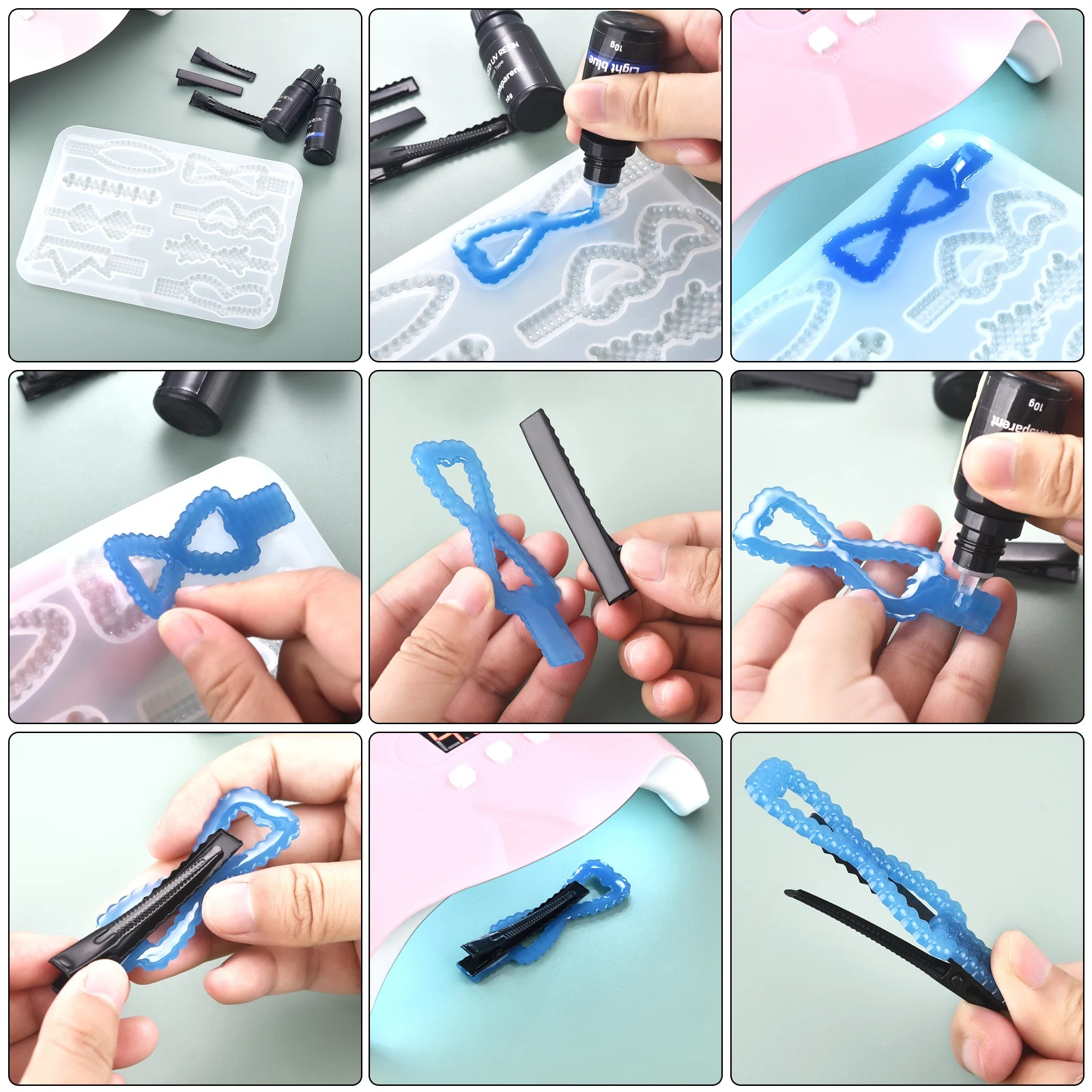 Colle résine UV 17 couleurs, 1 - Uv Resin Clear Hard avis et prix