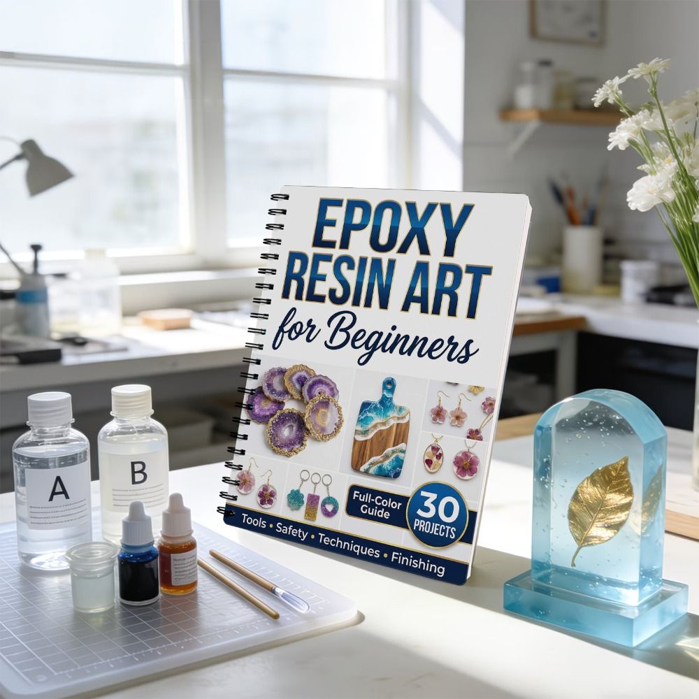 Manuel étape par étape sur l'a - Resin Art Tutorial avis et prix