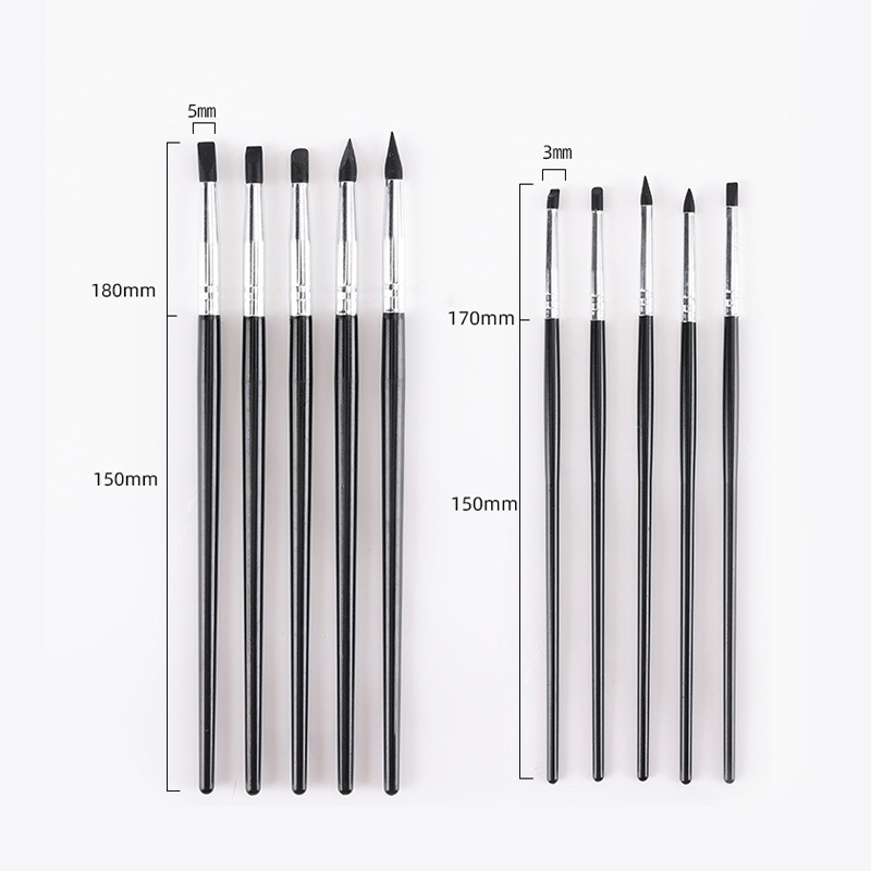 5 stylos pinceaux en silicone  - Resin Art Things avis et prix