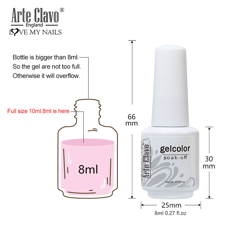Arte Clavo 8ml vernis à ongles - Resin Art All avis et prix