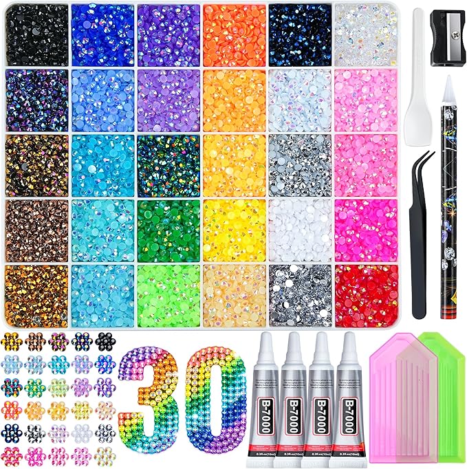 Kit de strass en résine, 30 co - Resin Art All avis et prix