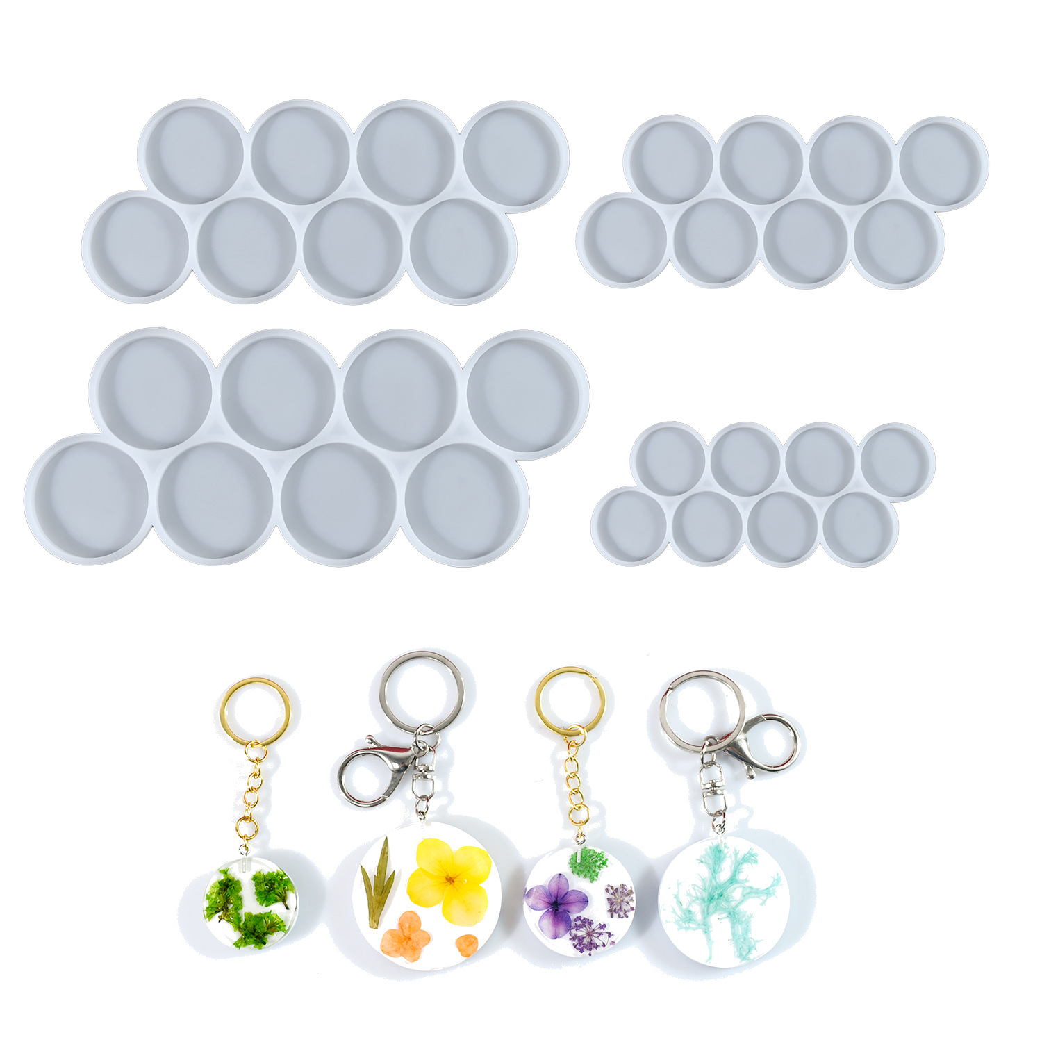 Moule rond en Silicone avec po - Resin Art Guide avis et prix