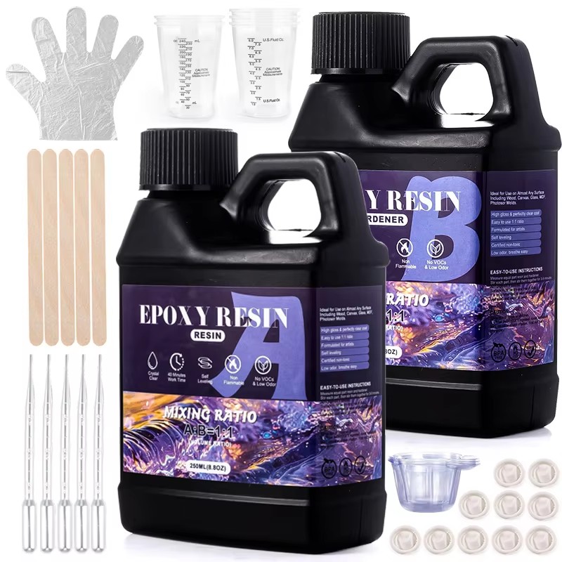 Kit de résine époxy 1:1 Easy M - Uv Resin Clear Hard avis et prix