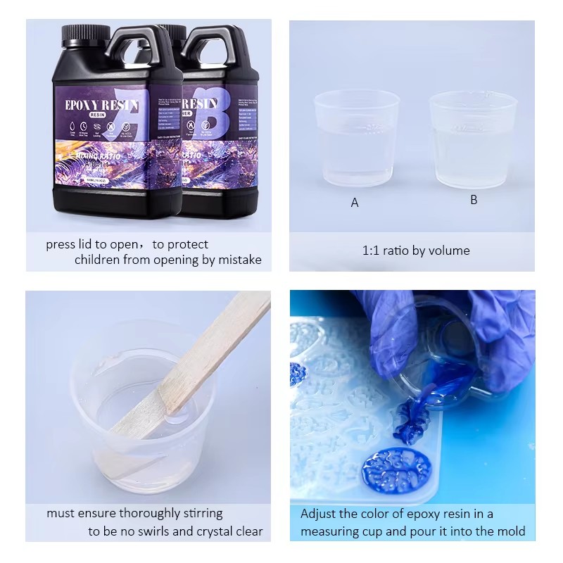 Kit de résine époxy 1:1 Easy M - Uv Resin Clear Hard avis et prix