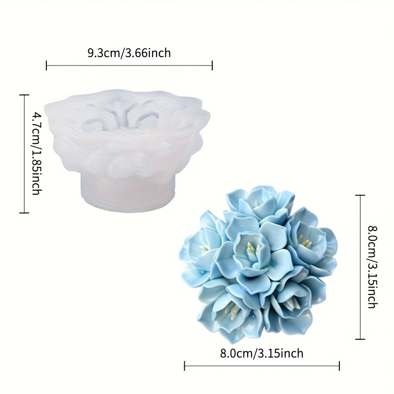 1 moule en silicone pour bougi - Resin Art Things avis et prix