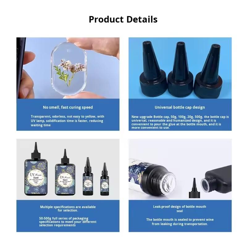 1/2 pièces de résine UV transp - Uv Resin Clear Hard avis et prix