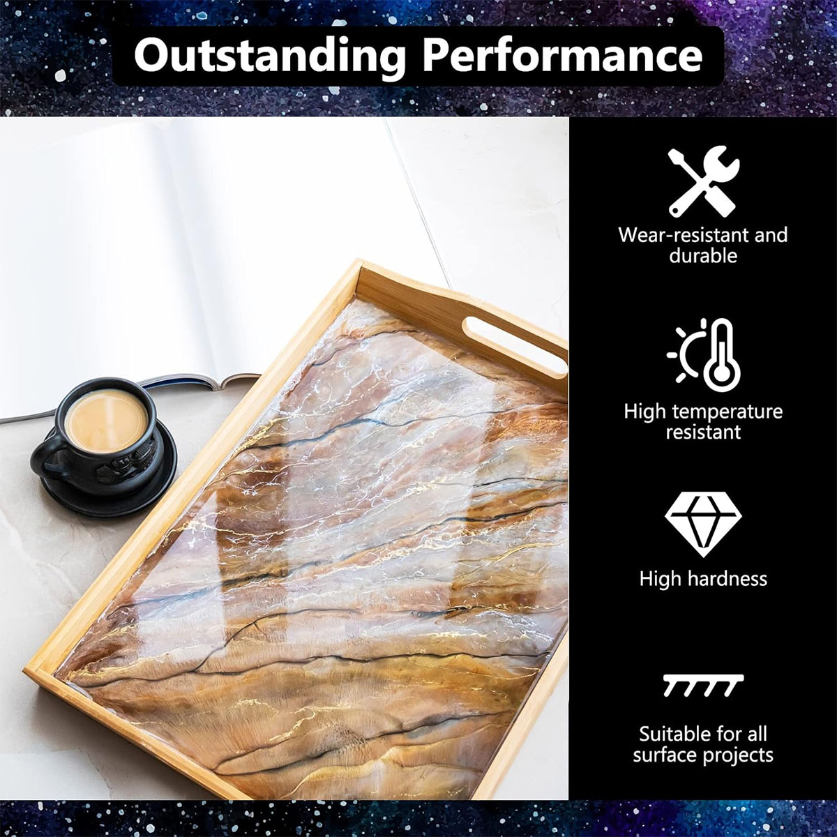 Kit de résine époxy transparen - Resin Art And Wood avis et prix